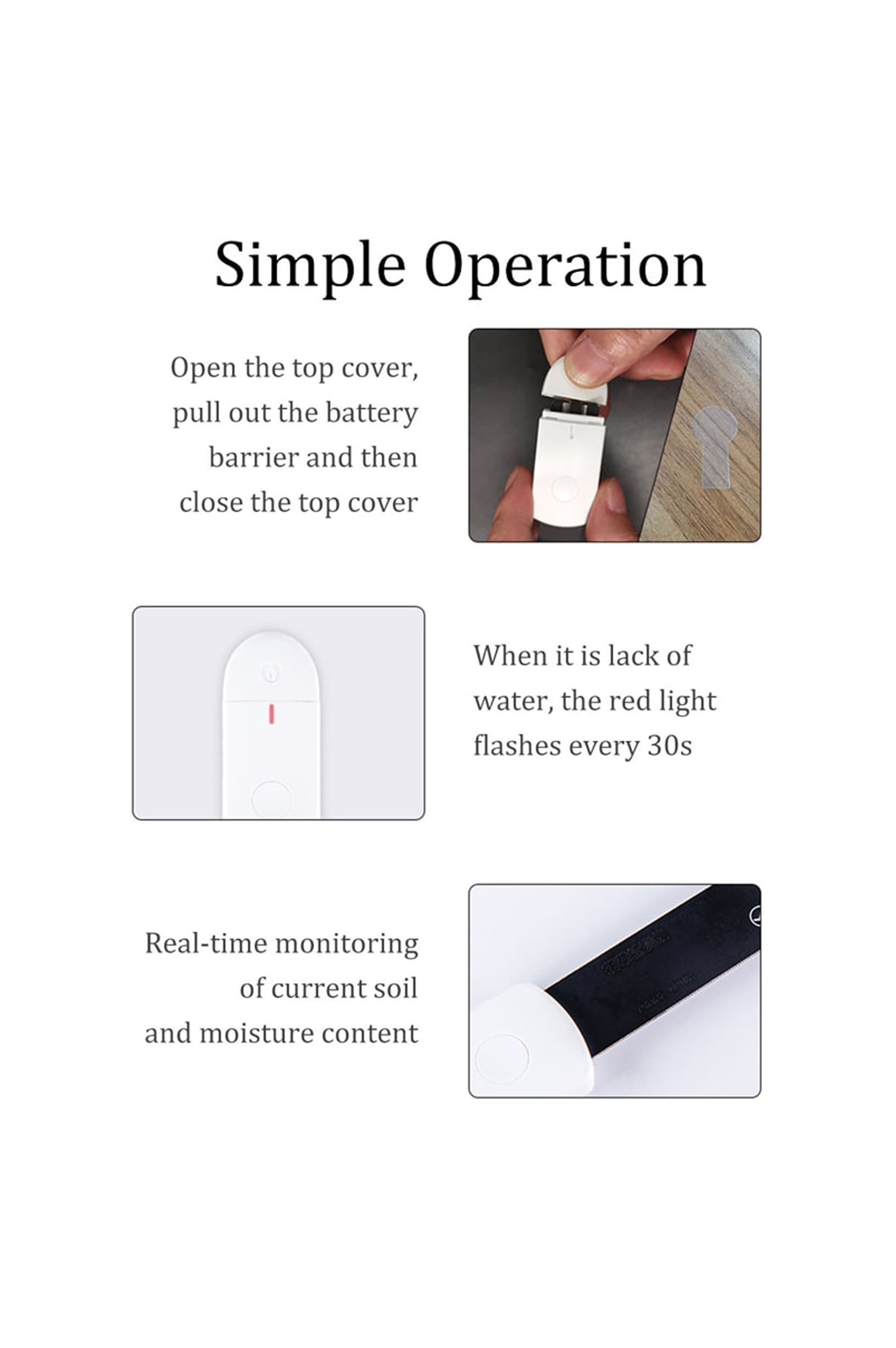 Smart soil moisture tester